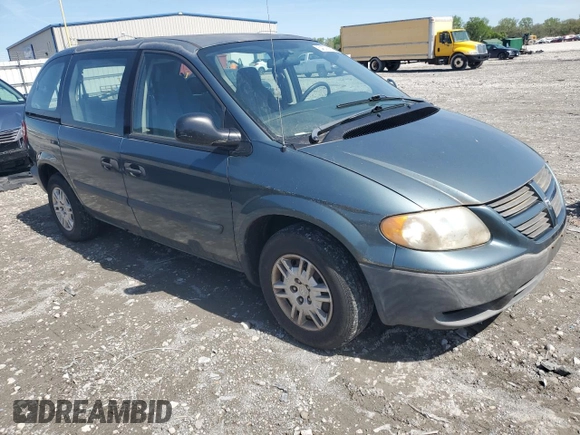 2005 Dodge Caravan SE with VIN 1D4GP25B75B227281, listed as a Copart auction lot 54076975 with 166,419 mi miles and Salvage title. Bid and sale history available at DreamBid. Image 4.