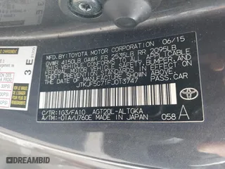 2015 Scion tC with VIN JTKJF5C71FJ013747, listed as a IAAI auction lot 42087740 with 138,097 mi miles. Bid and sale history available at carsss.com. Image 9.