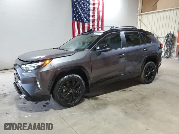 2022 Toyota RAV4 Hybrid XSE with VIN 4T3E6RFV1NU096090, listed as a Copart auction lot 53602885 with 39,077 mi miles and Clean title. Bid and sale history available at DreamBid. Image 1.