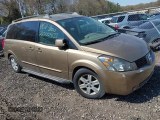 2004 Nissan Quest S with VIN 5N1BV28U74N330476, listed as a IAAI auction lot 42122746 with Not Provided miles. Bid and sale history available at carsss.com. Image 1.