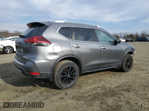 2019 Nissan Rogue SL with VIN 5N1AT2MV8KC815959, listed as a Copart auction lot 50017305 with 121,036 mi miles and Clean Title. Bid and sale history available at carsss.com. Image 3.