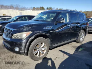2011 Infiniti QX56 8-passenger с VIN JN8AZ2NC4B9303181, выставлен на аукционе Copart как лот 47654005 с пробегом 199 018 миль миль и Списание • Salvage title. История ставок и продаж доступна на DreamBid. Изображение 1.