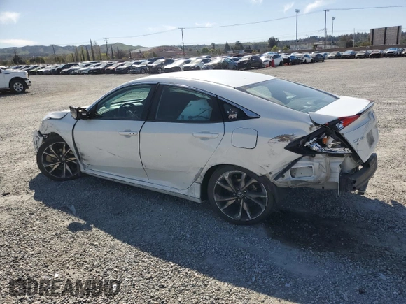 2019 Honda Civic Sport with VIN 2HGFC2F84KH594151, listed as a Copart auction lot 49927085 with 54,688 mi miles and Salvage Title. Bid and sale history available at DreamBid. Image 2.