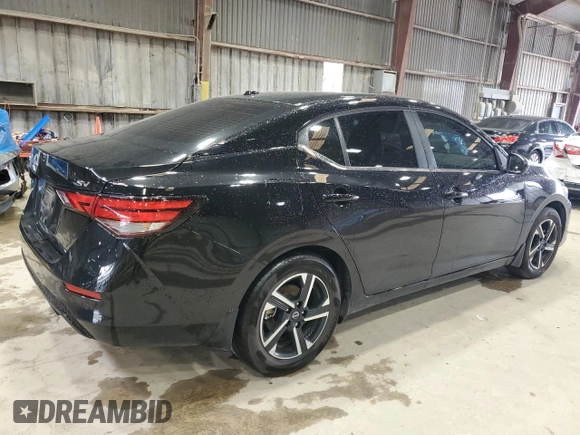 2024 Nissan Sentra SV with VIN 3N1AB8CV9RY342346, listed as a Copart auction lot 51120985 with 6,739 mi miles and Salvage Title. Bid and sale history available at DreamBid. Image 3.