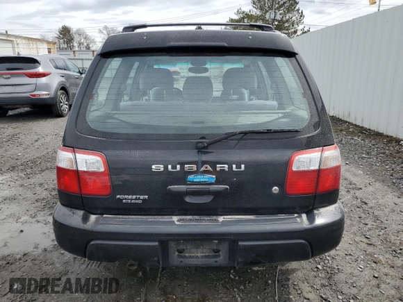 2001 Subaru Forester S w/Premium Pkg with VIN JF1SF656X1H725718, listed as a Copart auction lot 51517935 with 153,875 mi miles and Salvage Title. Bid and sale history available at carsss.com. Image 6.