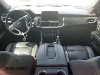 2021 Chevrolet Tahoe LT with VIN 1GNSKNKD2MR243205, listed as a Copart auction lot 61461115 with 109,782 mi miles and Salvage title. Bid and sale history available at DreamBid. Image 8.