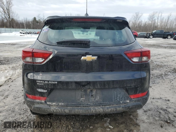 2021 Chevrolet TrailBlazer LS with VIN KL79MNSL4MB072052, listed as a Copart auction lot 46579605 with 72,964 mi miles and Salvage Title. Bid and sale history available at carsss.com. Image 6.