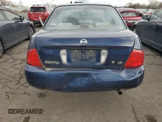 2006 Nissan Sentra S with VIN 3N1CB51D66L559007, listed as a Copart auction lot 49656525 with 125,013 mi miles and Salvage Title. Bid and sale history available at DreamBid. Image 6.