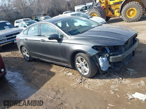 2018 Ford Fusion SE z VIN 3FA6P0HD7JR211569, wystawiony jako IAAI lot #41792146 z przebiegiem 187 505 mil mil oraz . Historia ofert i sprzedaży dostępna na DreamBid. Obrazek 1.