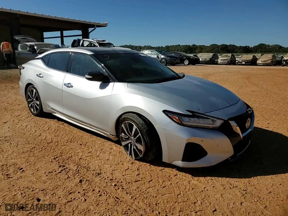 2020 Nissan Maxima SL with VIN 1N4AA6DV3LC369552, listed as a Copart auction lot 76808604 with 91,714 mi miles and Salvage Title. Bid and sale history available at carsss.com. Image 14.
