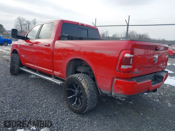 2022 Ram 2500 Big Horn with VIN 3C6UR5DL9NG129695, listed as a IAAI auction lot 41566499 with 50,162 mi miles. Bid and sale history available at carsss.com. Image 3.