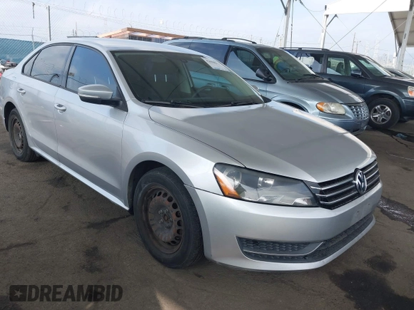 2015 Volkswagen Passat 1.8T Limited Edition with VIN 1VWAT7A34FC077021, listed as a IAAI auction lot 42090573 with 230,465 mi miles. Bid and sale history available at carsss.com. Image 1.