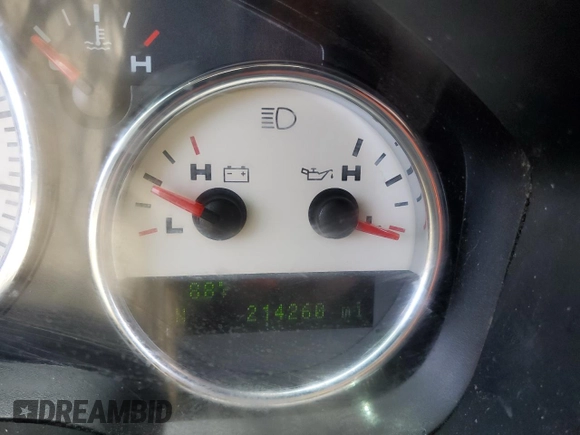 2007 Ford F-150 XLT with VIN 1FTPW14V37KD01921, listed as a Copart auction lot 62876465 with 214,260 mi miles and Salvage title. Bid and sale history available at DreamBid. Image 9.