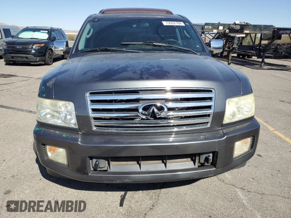 2005 Infiniti QX56 with VIN 5N3AA08C55N807630, listed as a Copart auction lot 73552184 with 165,059 mi miles and Salvage Title. Bid and sale history available at carsss.com. Image 5.