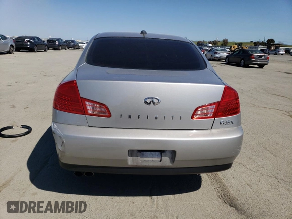 2004 Infiniti G35 w/Leather with VIN JNKCV51F84M704944, listed as a Copart auction lot 52236215 with 168,207 mi miles and Clean Title. Bid and sale history available at DreamBid. Image 6.