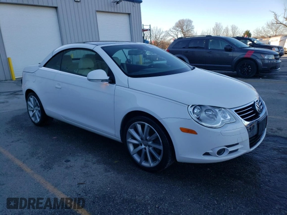 2007 Volkswagen Eos 3.2L with VIN WVWDB71F77V027135, listed as a Copart auction lot 81643084 with 93,318 mi miles and Salvage Title. Bid and sale history available at DreamBid. Image 4.