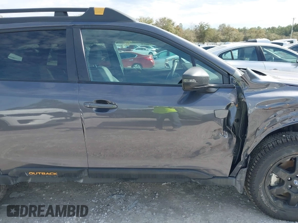 2025 Subaru Outback Wilderness with VIN 4S4BTGUD8S3179942, listed as a IAAI auction lot 41411332 with 2,308 mi miles. Bid and sale history available at carsss.com. Image 21.