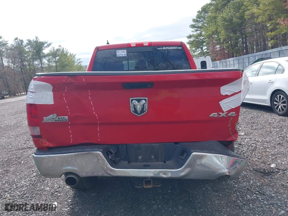 2017 Ram 1500 Big Horn with VIN 1C6RR7LM9HS878313, listed as a IAAI auction lot 41742527 with 122,695 mi miles. Bid and sale history available at carsss.com. Image 16.