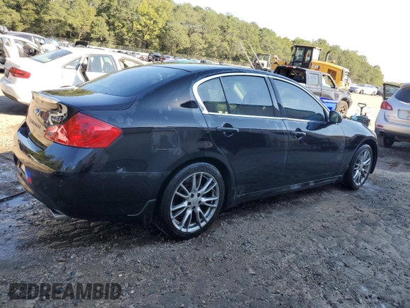 2007 Infiniti G35 Journey with VIN JNKBV61E57M710214, listed as a Copart auction lot 74440784 with 226,245 mi miles and Salvage Title. Bid and sale history available at DreamBid. Image 3.
