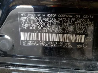 2014 Lexus GS 350 z VIN JTHCE1BL5E5024671, wystawiony jako Copart lot #62548495 z przebiegiem Nie podano mil oraz Szkoda całkowita • Salvage title. Historia ofert i sprzedaży dostępna na DreamBid. Obrazek 12.