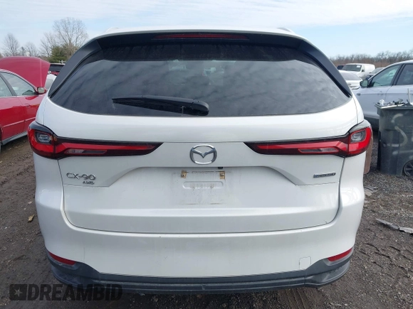 2024 Mazda CX-90 Preferred Plus with VIN JM3KKCHD1R1149351, listed as a IAAI auction lot 41519558 with 22,165 mi miles and . Bid and sale history available at DreamBid. Image 17.