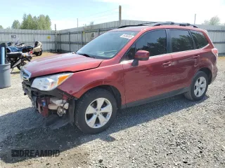 2016 Subaru Forester Limited with VIN JF2SJAHC0GH436094, listed as a Copart auction lot 55496585 with 107,512 mi miles and Salvage Title. Bid and sale history available at DreamBid. Image 1.