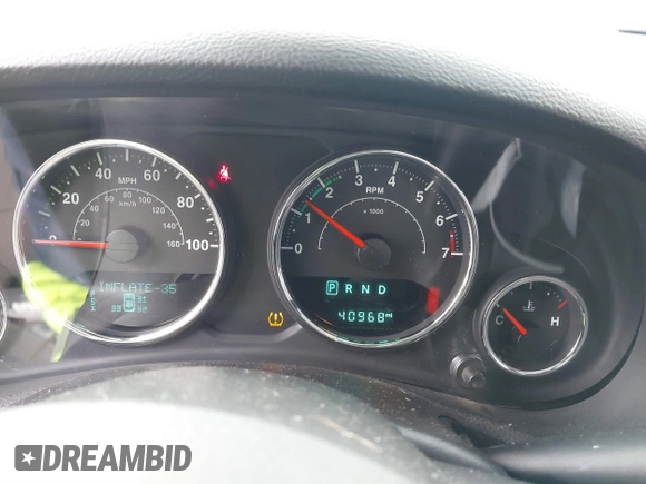 2018 Jeep Wrangler Unlimited Sport with VIN 1C4BJWDG8JL909376, listed as a IAAI auction lot 41632019 with 40,968 mi miles and . Bid and sale history available at DreamBid. Image 7.