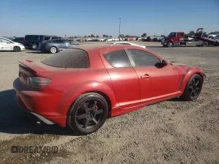 2004 Mazda RX-8 with VIN JM1FE173340122567, listed as a Copart auction lot 76424894 with 136,772 mi miles and Clean Title. Bid and sale history available at carsss.com. Image 3.