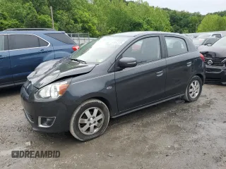2015 Mitsubishi Mirage ES z VIN ML32A4HJ2FH011640, wystawiony jako Copart lot #57957225 z przebiegiem 184 855 mil mil oraz Szkoda całkowita • Salvage title. Historia ofert i sprzedaży dostępna na DreamBid. Obrazek 1.