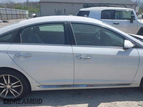 2015 Hyundai Sonata Sport with VIN 5NPE34AB1FH067383, listed as a IAAI auction lot 42075777 with 109,403 mi miles and . Bid and sale history available at carsss.com. Image 13.