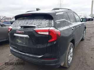 2022 GMC Terrain SLE with VIN 3GKALMEV7NL113014, listed as a IAAI auction lot 41735575 with 35,322 mi miles. Bid and sale history available at carsss.com. Image 4.