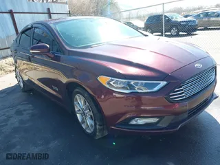 2017 Ford Fusion Energi SE with VIN 3FA6P0PU5HR274892, listed as a IAAI auction lot 41823526 with 188,746 mi miles. Bid and sale history available at carsss.com. Image 1.