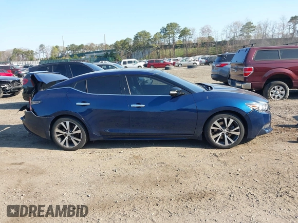 2017 Nissan Maxima S with VIN 1N4AA6AP8HC385405, listed as a IAAI auction lot 42112399 with 99,286 mi miles and . Bid and sale history available at DreamBid. Image 13.