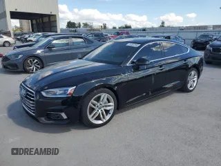 2019 Audi A5 Sportback Prestige with VIN WAUCNCF51KA076890, listed as a Copart auction lot 73203354 with 40,572 mi miles and Salvage Title. Bid and sale history available at carsss.com. Image 1.