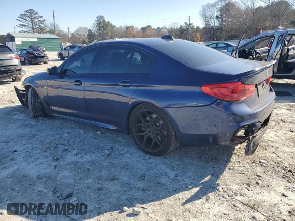 2020 BMW 5 Series 540i with VIN WBAJS1C08LCD15180, listed as a Copart auction lot 85655344 with 82,009 mi miles and Salvage title. Bid and sale history available at DreamBid. Image 2.