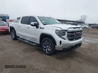 2024 GMC Sierra 1500 SLT with VIN 3GTUUDED6RG367695, listed as a IAAI auction lot 41544249 with 13,559 mi miles and . Bid and sale history available at DreamBid. Image 1.
