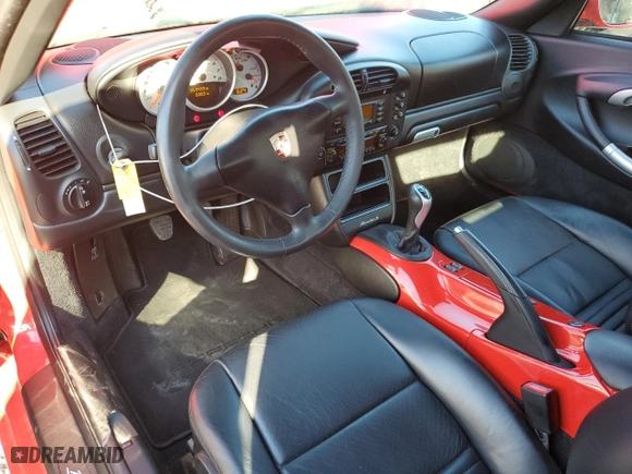 2003 Porsche Boxster S with VIN WP0CB29883U661820, listed as a Copart auction lot 75179104 with 53,459 mi miles and Salvage Title. Bid and sale history available at carsss.com. Image 8.
