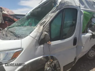 2023 Ram ProMaster Cargo with VIN 3C6LRVBG0PE540211, listed as a Copart auction lot 57310074 with 7,907 mi miles and Salvage Title. Bid and sale history available at carsss.com. Image 7.