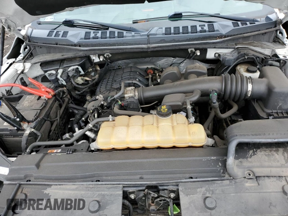 2018 Ford F-150 XL with VIN 1FTMF1EB7JKD76944, listed as a Copart auction lot 59559195 with 133,460 mi miles and Salvage title. Bid and sale history available at DreamBid. Image 11.