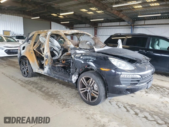 2012 Porsche Cayenne S with VIN WP1AB2A22CLA44593, listed as a Copart auction lot 53757185 with Not provided miles and Non repairable. Bid and sale history available at DreamBid. Image 4.