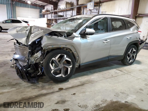 2024 Hyundai Tucson SEL with VIN 5NMJFCDE2RH314739, listed as a Copart auction lot 49711995 with 15,599 mi miles and Salvage Title. Bid and sale history available at carsss.com. Image 1.