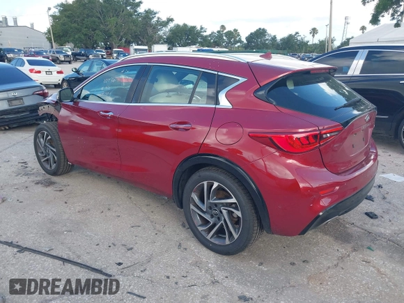 2017 Infiniti QX30 Premium with VIN SJKCH5CP3HA039213, listed as a IAAI auction lot 42436970 with 79,731 mi miles and . Bid and sale history available at DreamBid. Image 3.