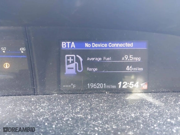 2014 Honda Civic Hybrid with VIN 19XFB4F23EE001744, listed as a IAAI auction lot 41261440 with 196,201 mi miles. Bid and sale history available at carsss.com. Image 7.