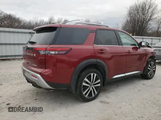 2024 Nissan Pathfinder Platinum with VIN 5N1DR3DG7RC316812, listed as a Copart auction lot 44542305 with 1,608 mi miles and Salvage title. Bid and sale history available at DreamBid. Image 3.
