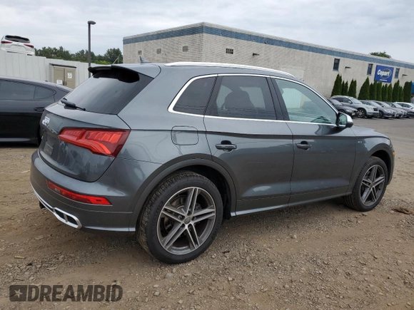2018 Audi SQ5 Premium Plus with VIN WA1A4AFY6J2199079, listed as a Copart auction lot 65647133 with 84,867 mi miles. Bid and sale history available at carsss.com. Image 3.