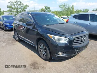 2015 Infiniti QX60 z VIN 5N1AL0MM9FC508642, wystawiony jako IAAI lot #42548379 z przebiegiem 153 932 mil mil oraz . Historia ofert i sprzedaży dostępna na DreamBid. Obrazek 1.