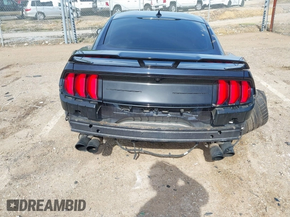 2021 Ford Mustang GT with VIN 1FA6P8CF0M5136535, listed as a IAAI auction lot 42213751 with 35,657 mi miles and . Bid and sale history available at DreamBid. Image 18.