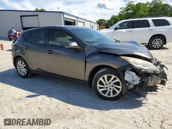 2012 Mazda 3 i Grand Touring with VIN JM1BL1M73C1607361, listed as a Copart auction lot 57719385 with 163,634 mi miles and Clean title. Bid and sale history available at DreamBid. Image 4.