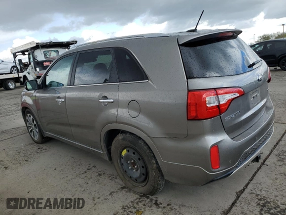 2015 Kia Sorento SX with VIN 5XYKW4A79FG614218, listed as a Copart auction lot 48826325 with 0 mi miles and Clean Title. Bid and sale history available at carsss.com. Image 2.