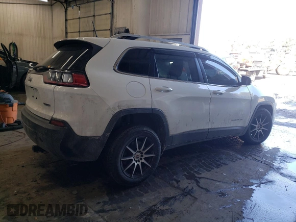 2019 Jeep Cherokee Latitude Plus with VIN 1C4PJMLB4KD258338, listed as a Copart auction lot 46656205 with 0 mi miles and Salvage Title. Bid and sale history available at carsss.com. Image 3.